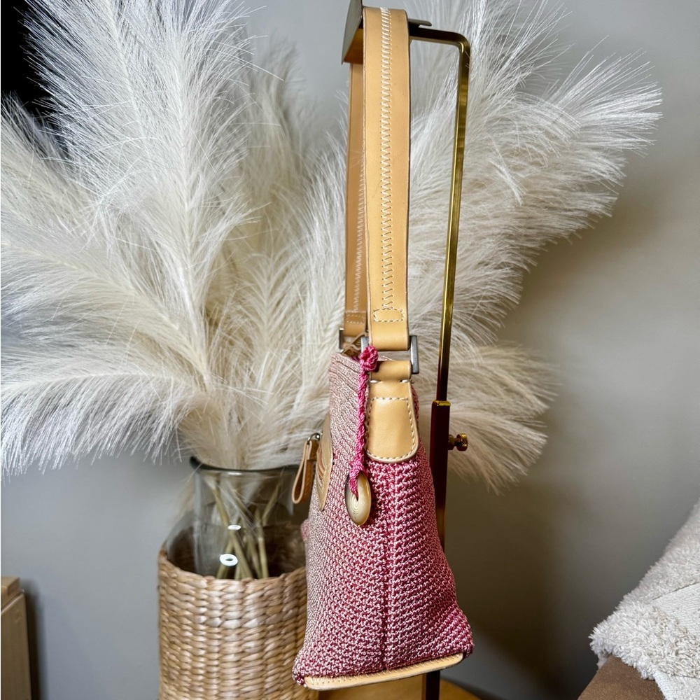 The Sak | Pink Crochet Knit Shoulder Bag - Picture 4 of 8